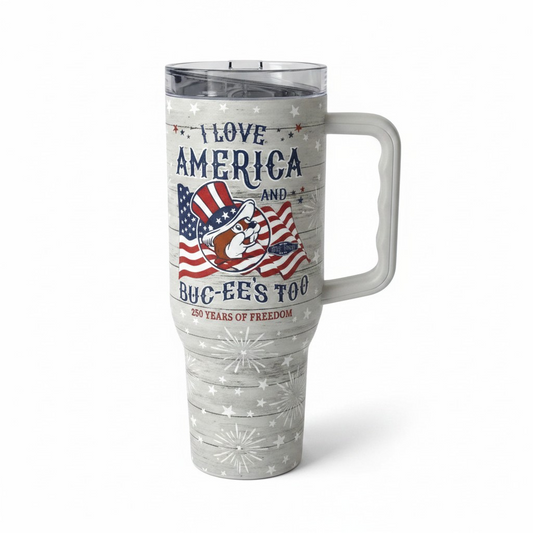 Buc-ee's Glow In The Dark Independence Day 2026, 40oz Tumbler