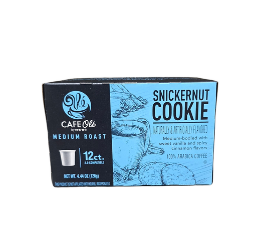 Cafe Ole by H-E-B, Snickernut Cookie, 12ct Single Serve Pods