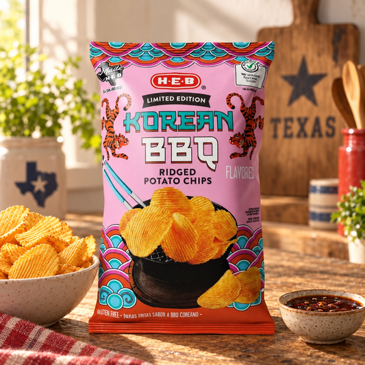 H-E-B Korean BBQ Potato Chips