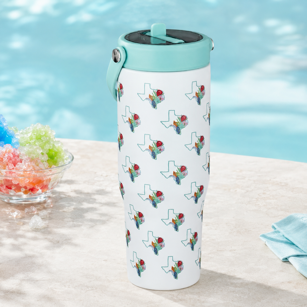 Gobelet H-E-B Texas Floral, 32 oz