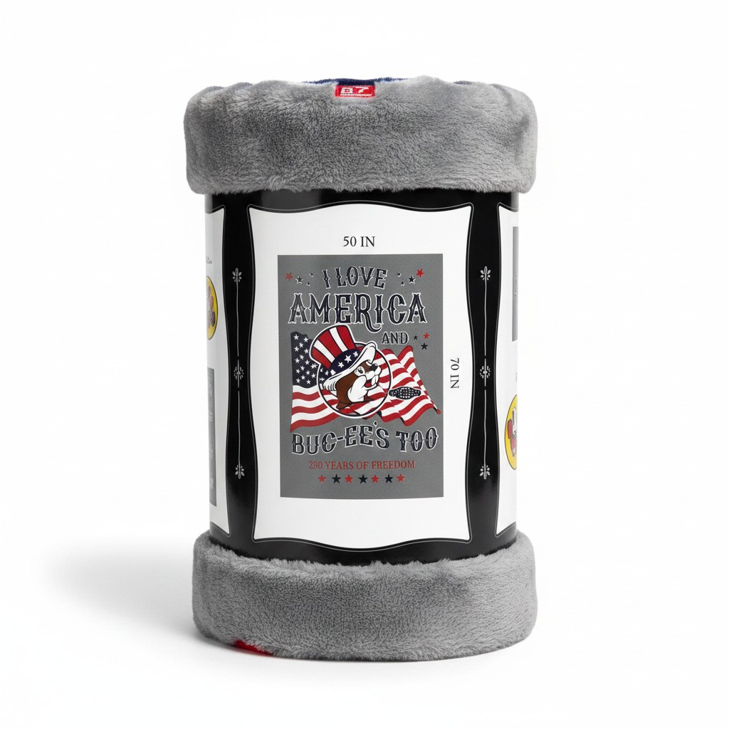 Buc-ee's Independence Day Blanket