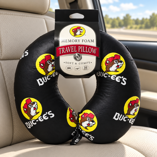 Oreiller de voyage Buc-ee's