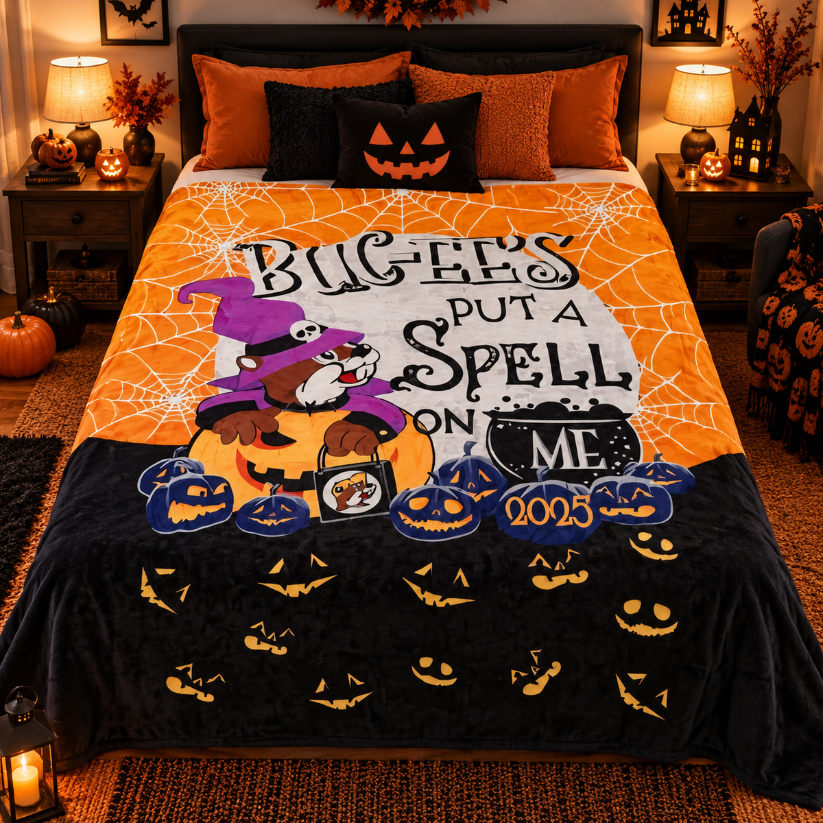 Buc-ee's Halloween Blanket