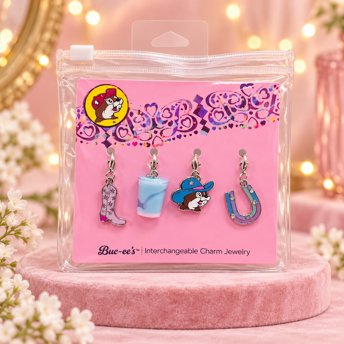 Buc-ee's Interchangeable Charm Set - Boots & Buc-ee's