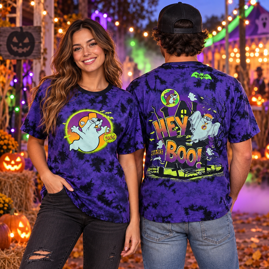 T-shirt d'Halloween phosphorescent « Hey Boo » de Buc-ee's