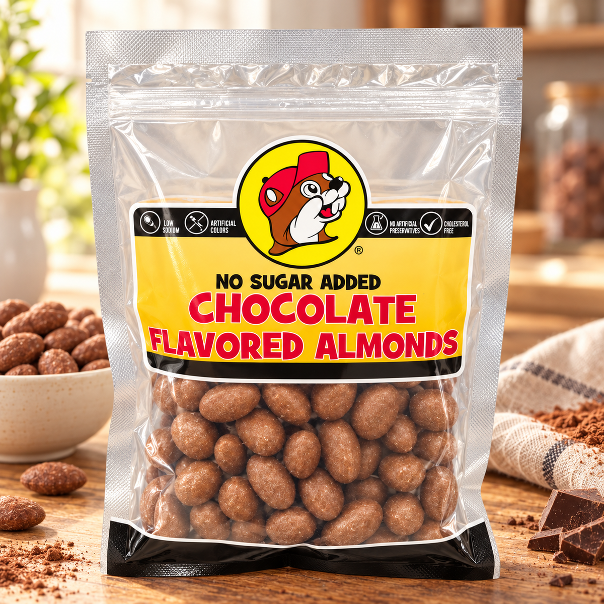 Buc-ee's Sugar Free Chocolate Covered Almonds