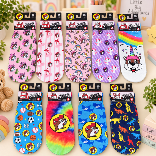 Buc-ee's Kids Socks