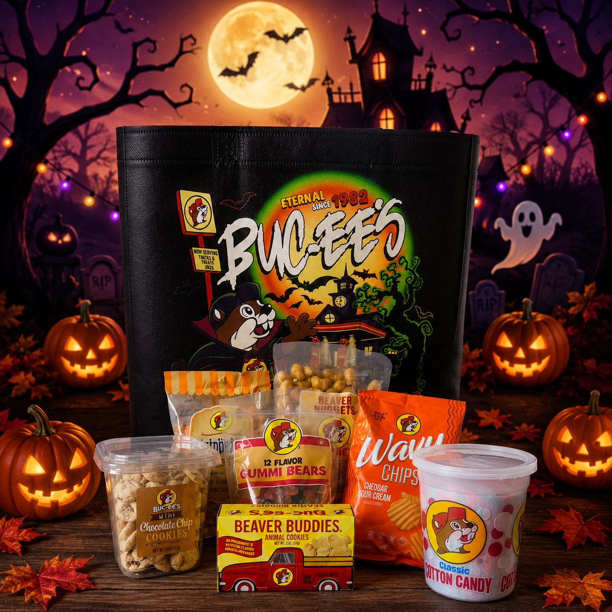 Buc-ee's Beaver After Dark Halloween Bundle 🎃