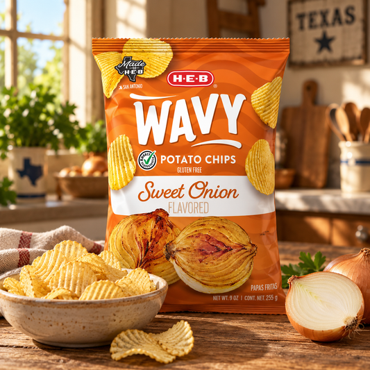 H-E-B Sweet Onion Potato Chips