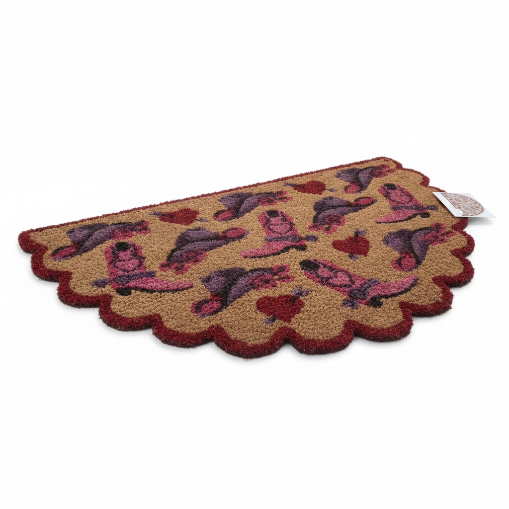 H-E-B Destination Holiday Boots & Hats Doormat