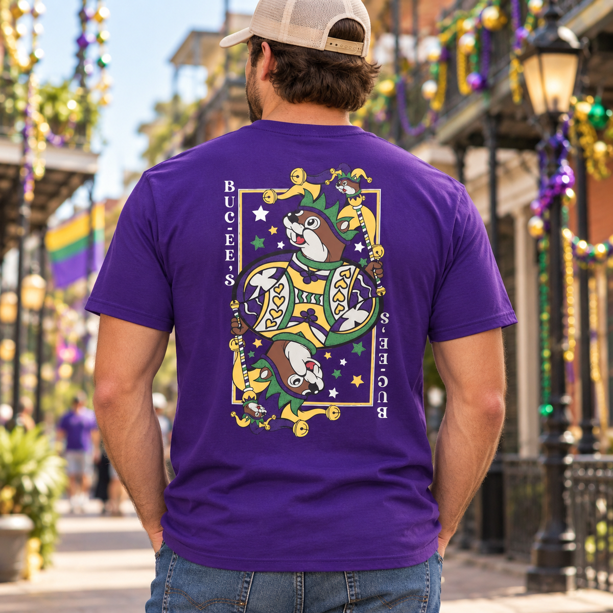 Buc-ee's Mardi Gras T-Shirt