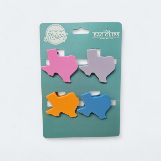 Destination Holiday Texas Bag Clips