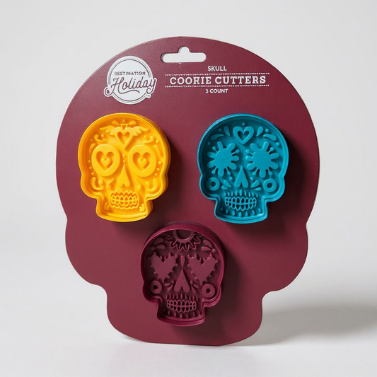 Destination Holiday Skull Cookie Cutter Set
