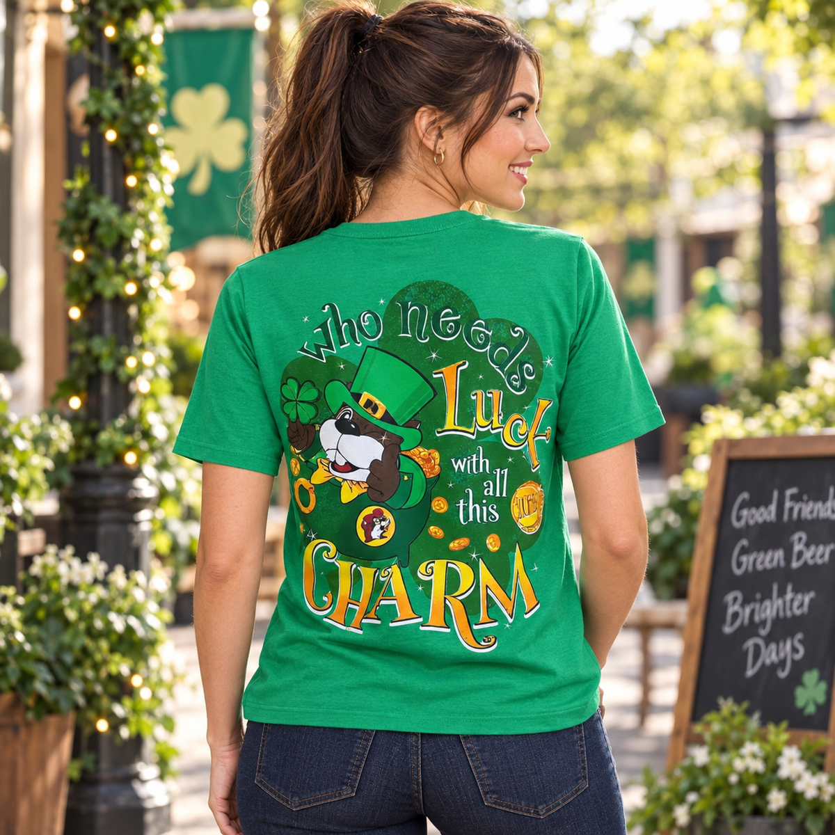 T-shirt Buc-ee's de la Saint-Patrick