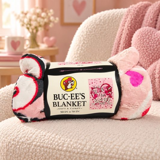 Buc-ee's 2026 Valentine's Blanket
