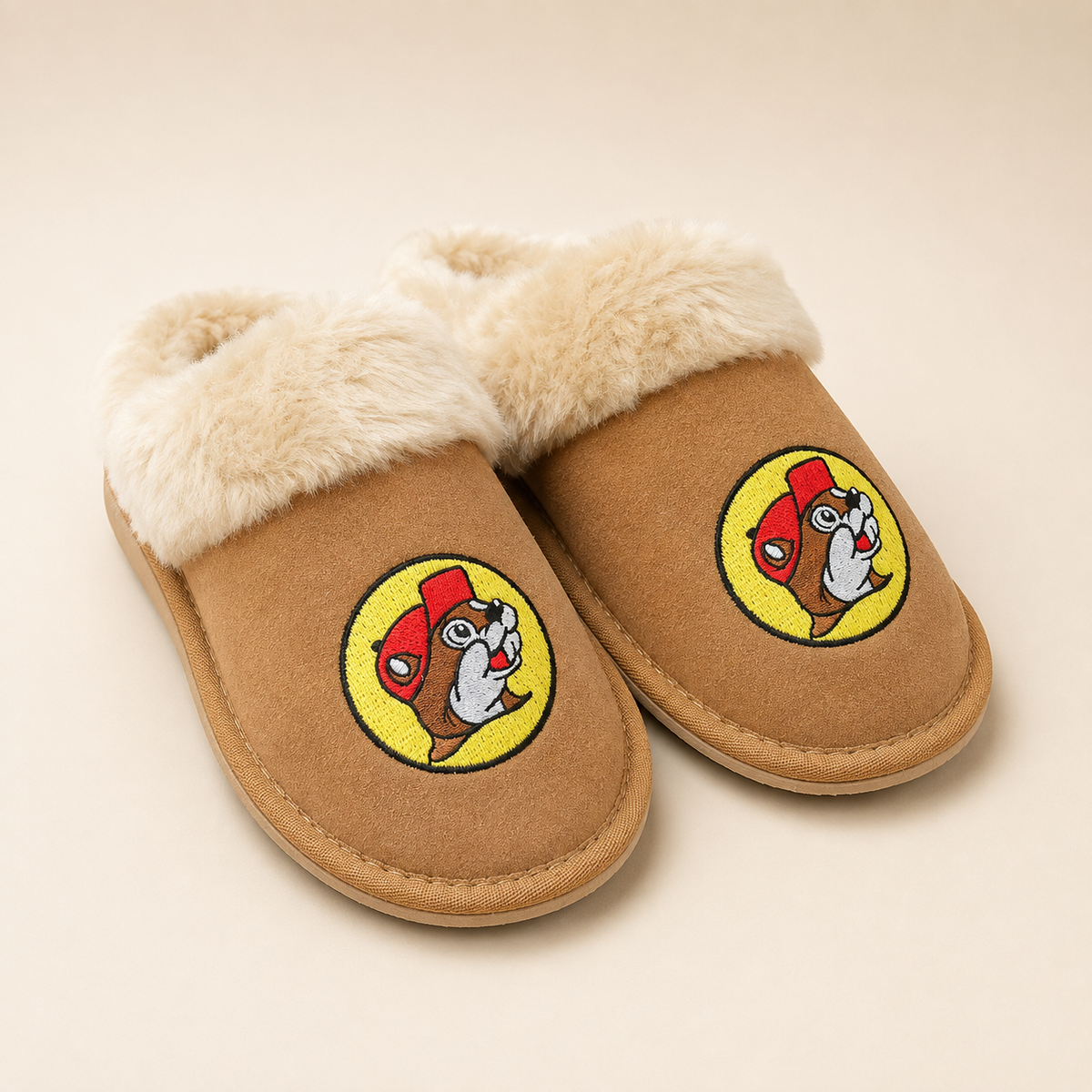 Buc-ee's Logo Slippers
