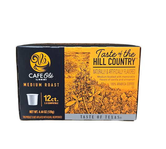 Cafe Ole by H-E-B, Taste of the Hill Country, 12ct Single Serve Pods