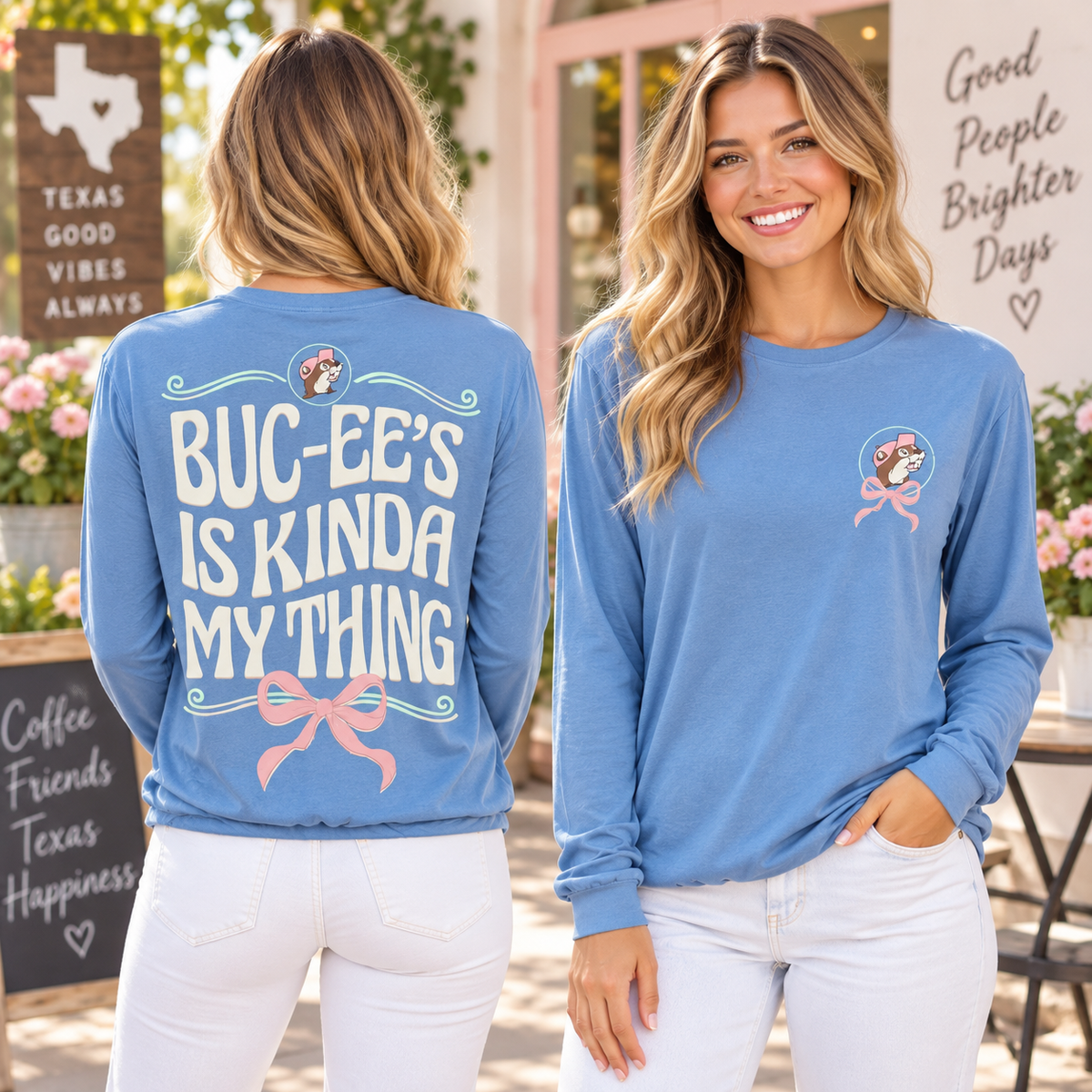 T-shirt manches longues "Buc-ee's, c'est un peu mon truc"