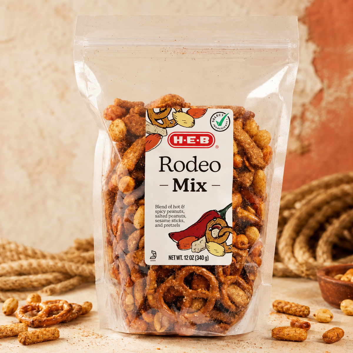 H-E-B Rodeo Snack Mix - 12 oz.