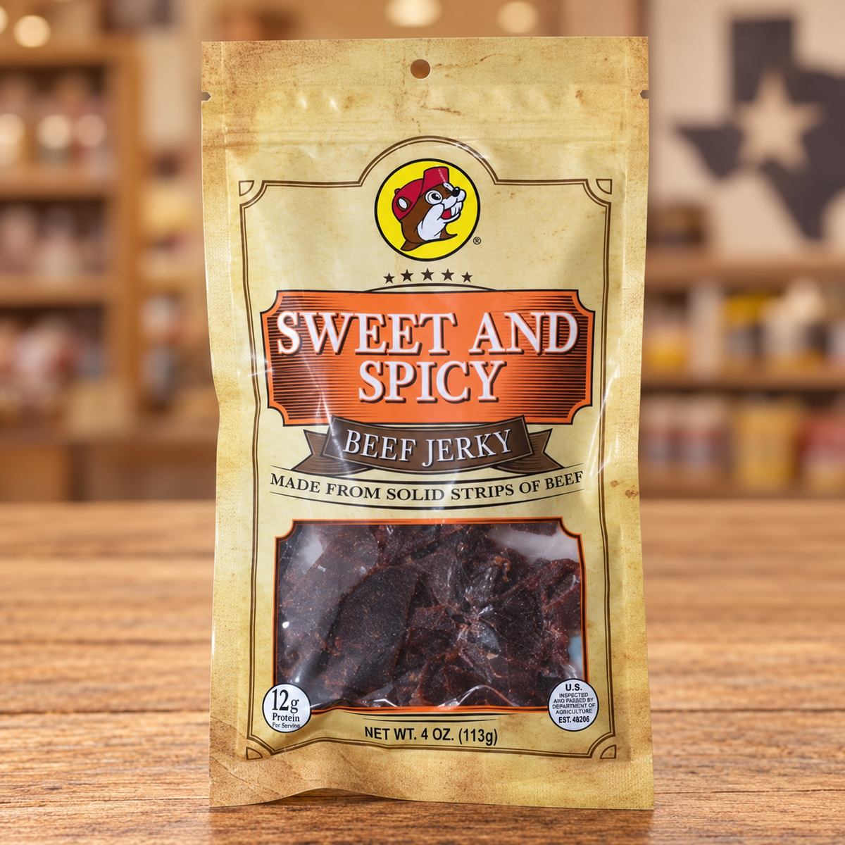 Buc-ee's Beef Jerky - Sweet and Spicy
