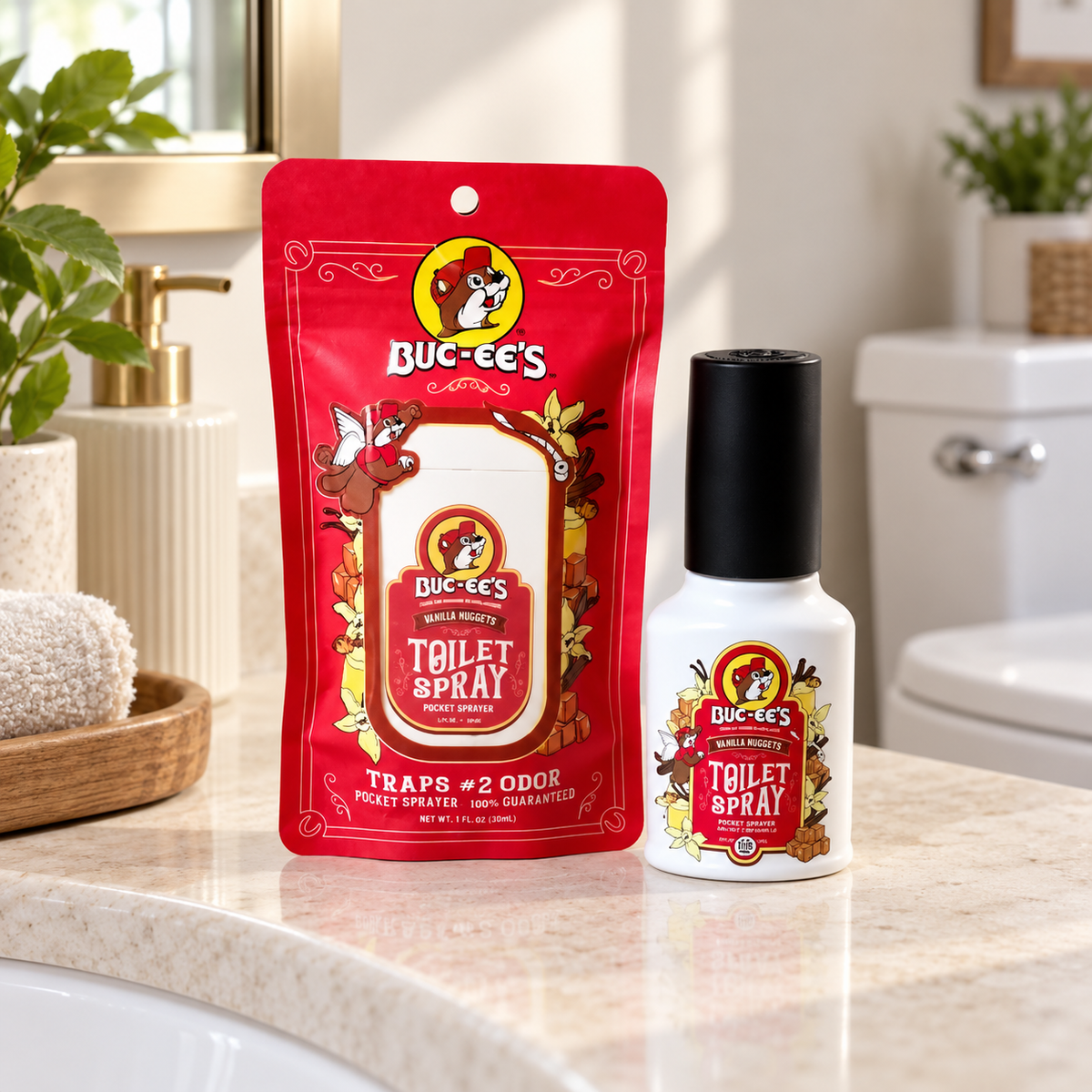 Vaporisateur de toilette parfum Pépites de castor Buc-ee's
