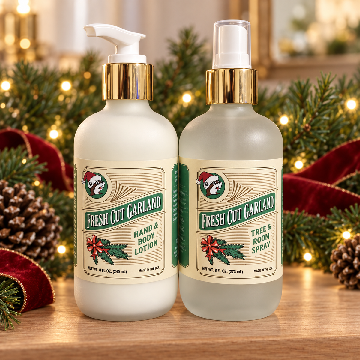 Buc-ee's Fresh Garland Lotion & Room Mist Set