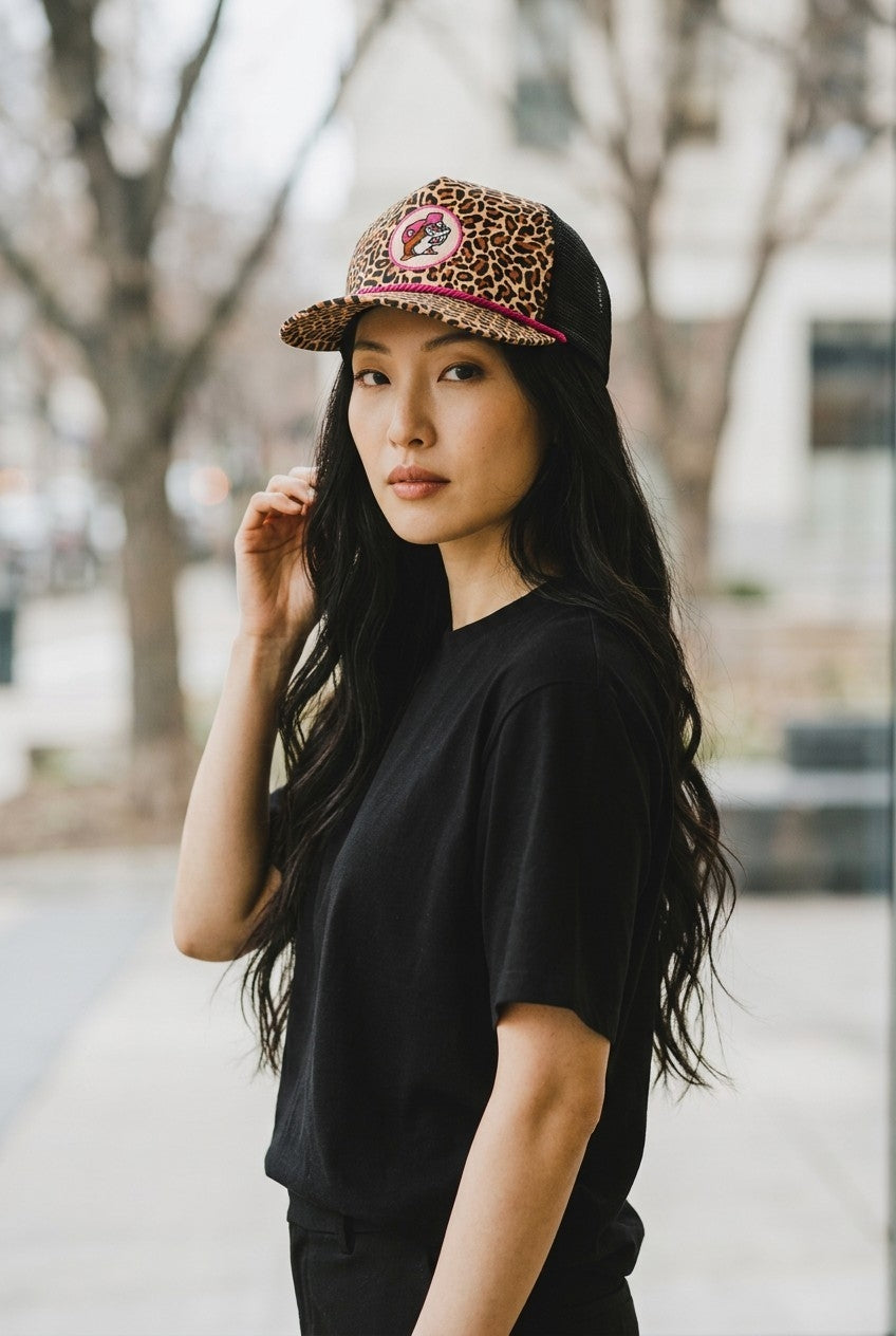 Buc-ee's Cheetah Print Hat