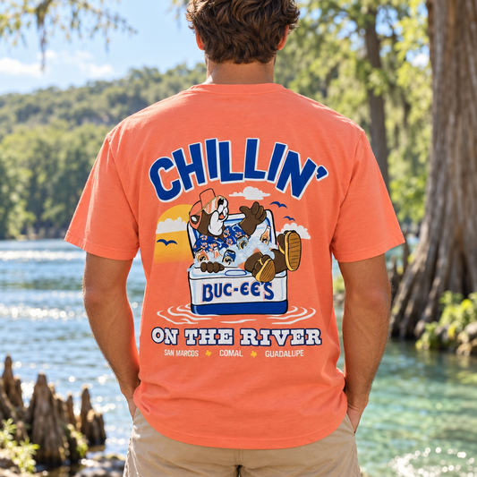 T-Shirt Buc-ee's « Détente sur la rivière »
