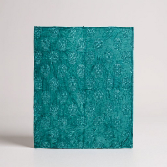Destination Holiday Sugar Skull Throw Blanket