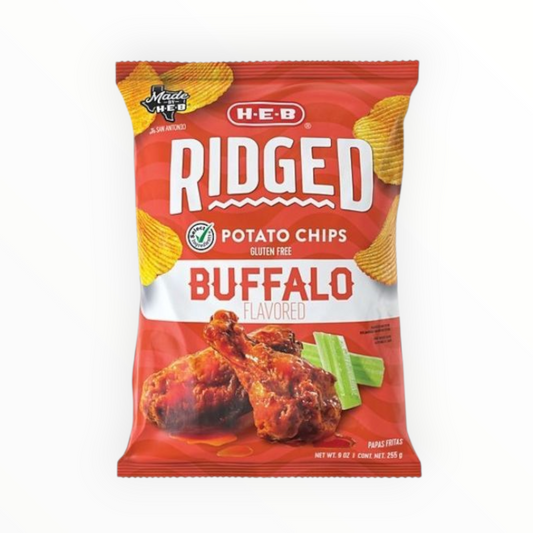 H-E-B Ridged Buffalo Potato Chips