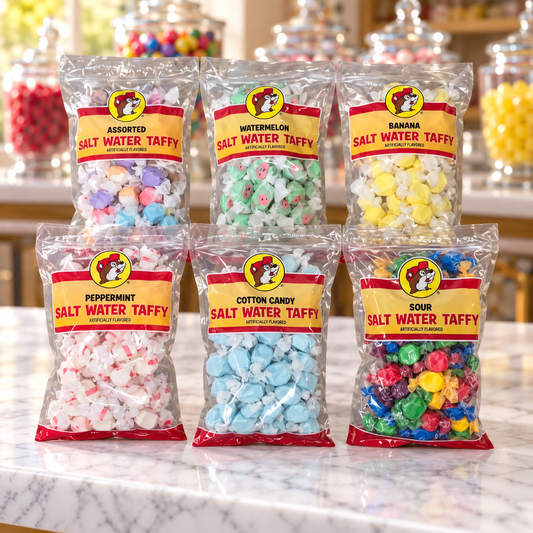 Taffy à l'eau salée de Buc-ee's