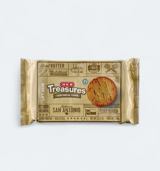 H-E-B Treasures Shortbread Cookie