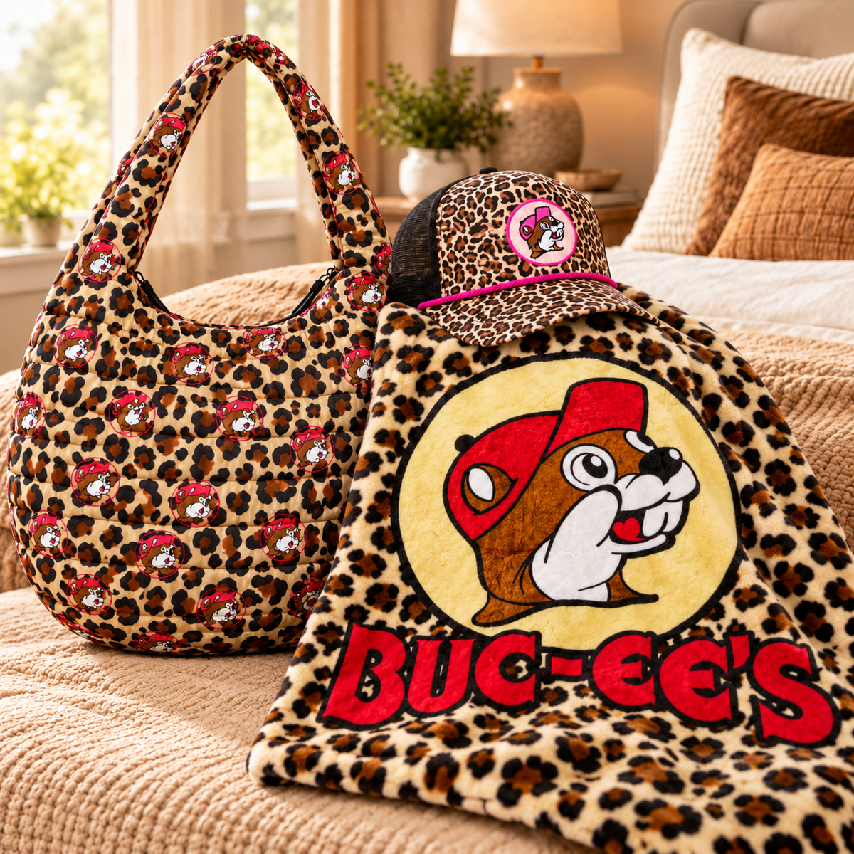 Buc-ee's Wild Side Leopard Bundle