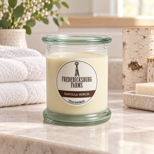 Fredericksburg Farms - Bougie Vanille Bouleau - 9oz