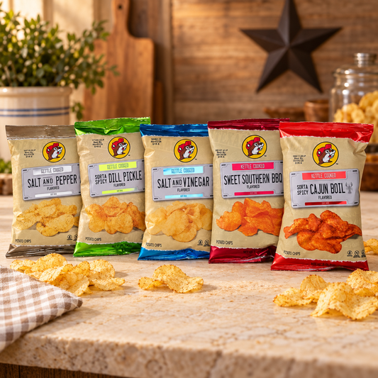 Chips cuites à la bouilloire Buc-ee's