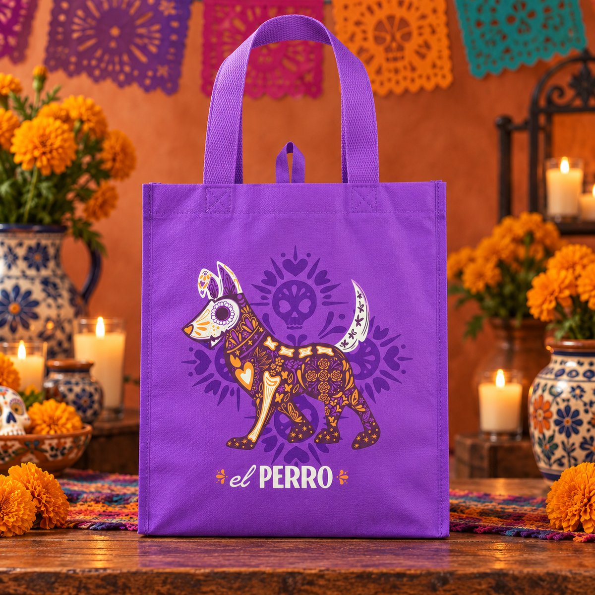 H-E-B Destination Holiday "El Petro" Resuable Bag