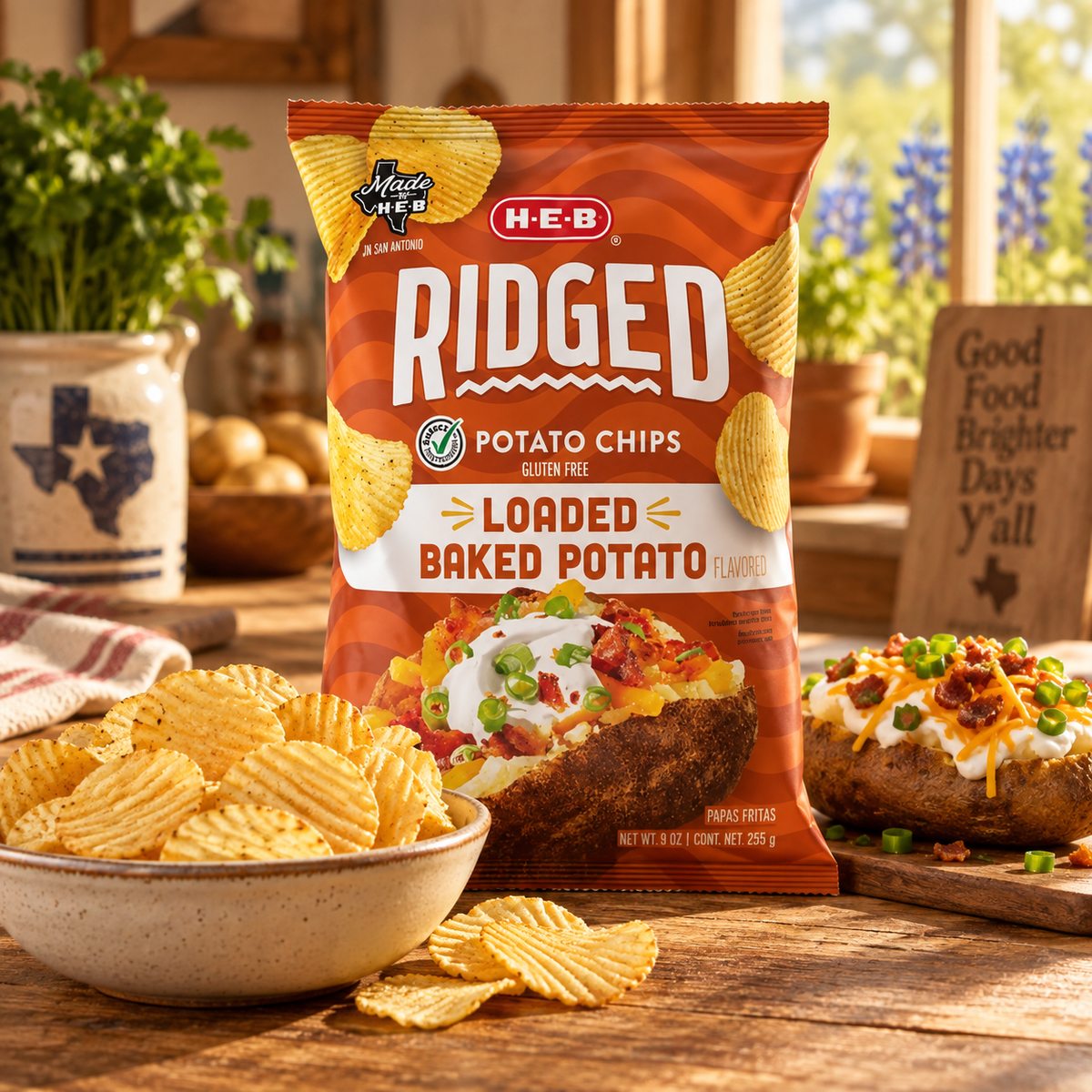 Chips saveur pomme de terre au four H-E-B