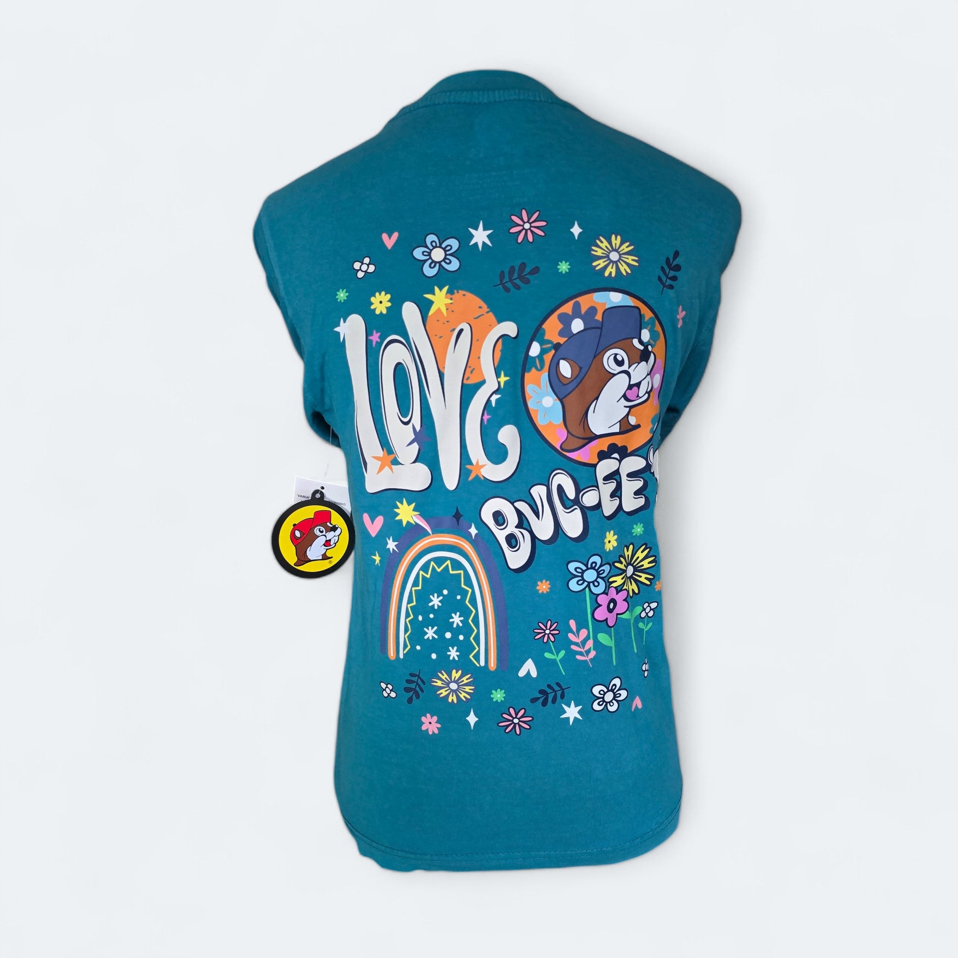 Buc - ee's "Love Buc - ee's" Teal Long Sleeve Shirt - Texan Temptations