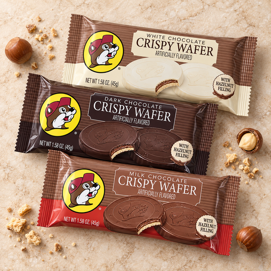 Buc-ee's Chocolate Crispy Wafer