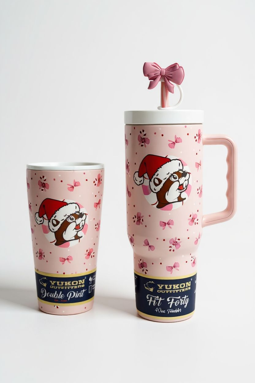 Buc-ee's Pink Christmas Tumbler