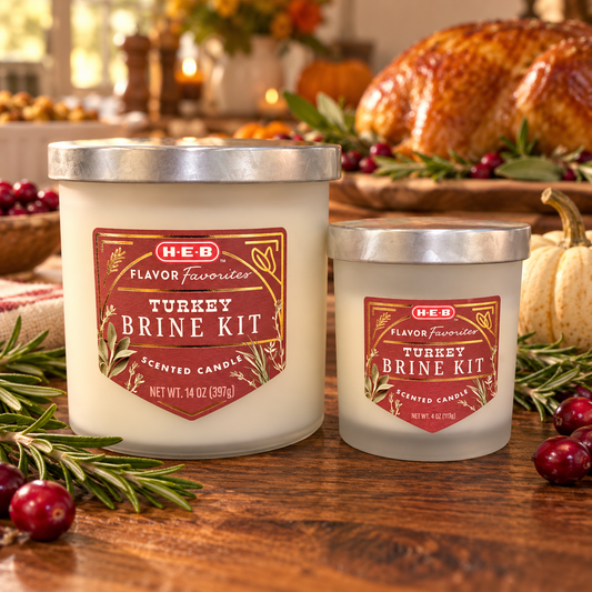 H-E-B Turkey Brine Kit Candle Collection
