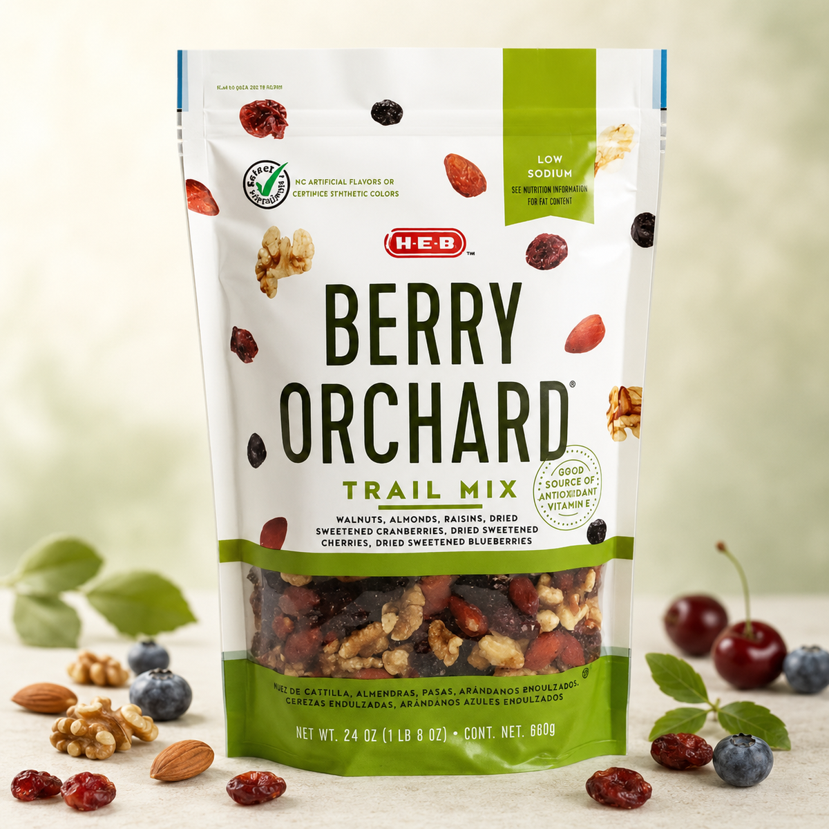 H-E-B Berry Orchard Trail Mix - 24 oz.