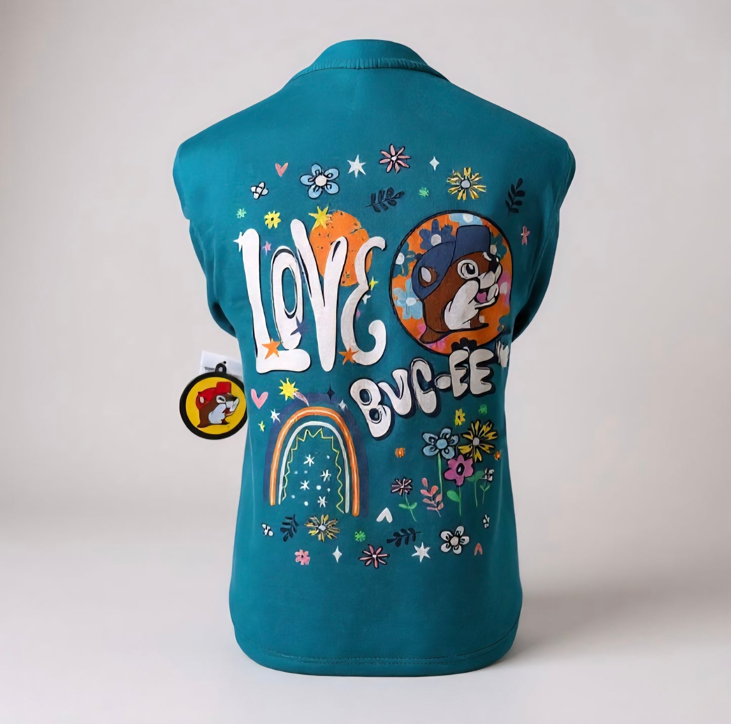 Buc-ee's "Love Buc-ee's" Teal Long Sleeve Shirt