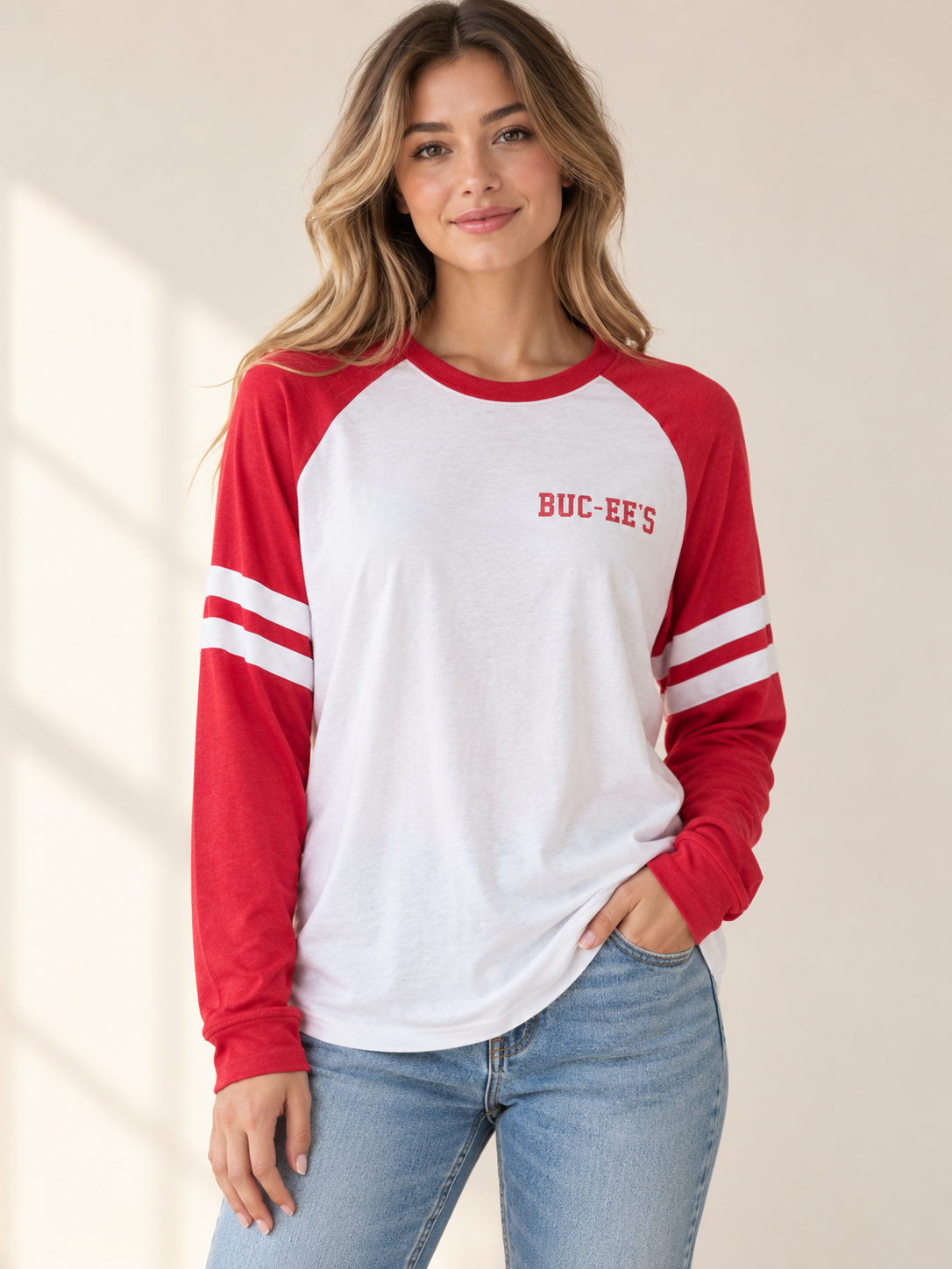 T-shirt raglan à manches longues Buc-ee's