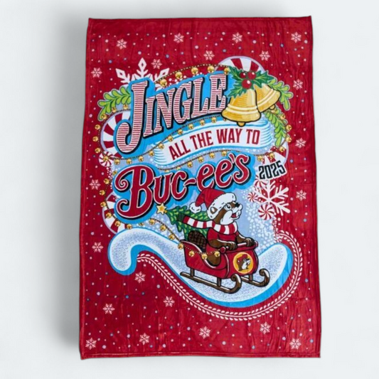 Buc-ee's Jingle All the Way Blanket