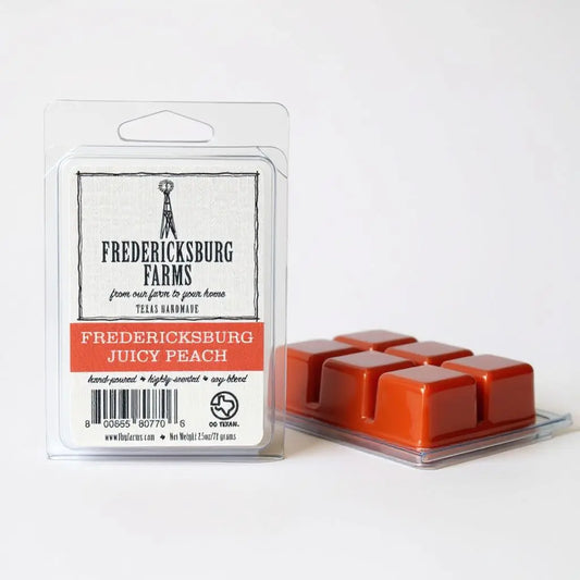 Fredericksburg Farms - Fredericksburg Juicy Peach Wax Melt - Texan Temptations