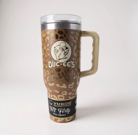 Buc-ee's Gold Print Tumbler by Yukon Outfitters Buc-ee's