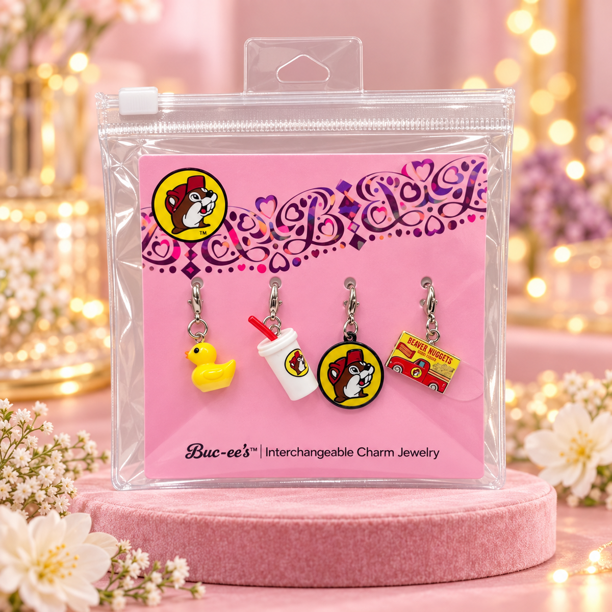 Buc-ee's Interchangeable Charm Set - Beaver Buddies & Buc-ee's