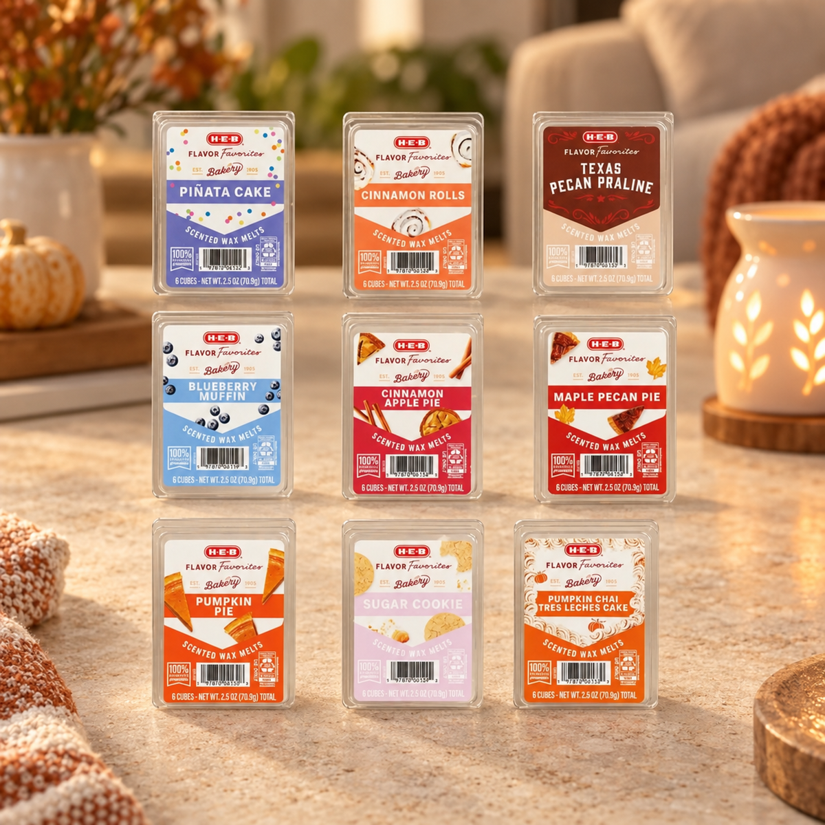 H-E-B Flavor Favorites- Bakery   Wax Melts