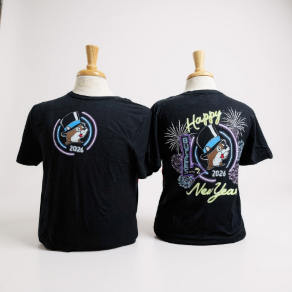 Buc-ee's Glow In The Dark New Year's Shirt 2026